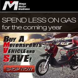 Spend Less on Gas for the coming year. Buy a Motorsports Vehicle and Save!Only $ 599. Up to 90 miles per gallon. Ends Jan. 14. Shop now!